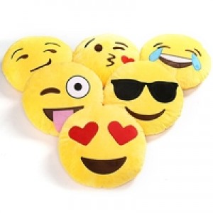 Art. 00159E ALMOHADONES EMOJI CON BORDADOS EXCLUSIVOS.